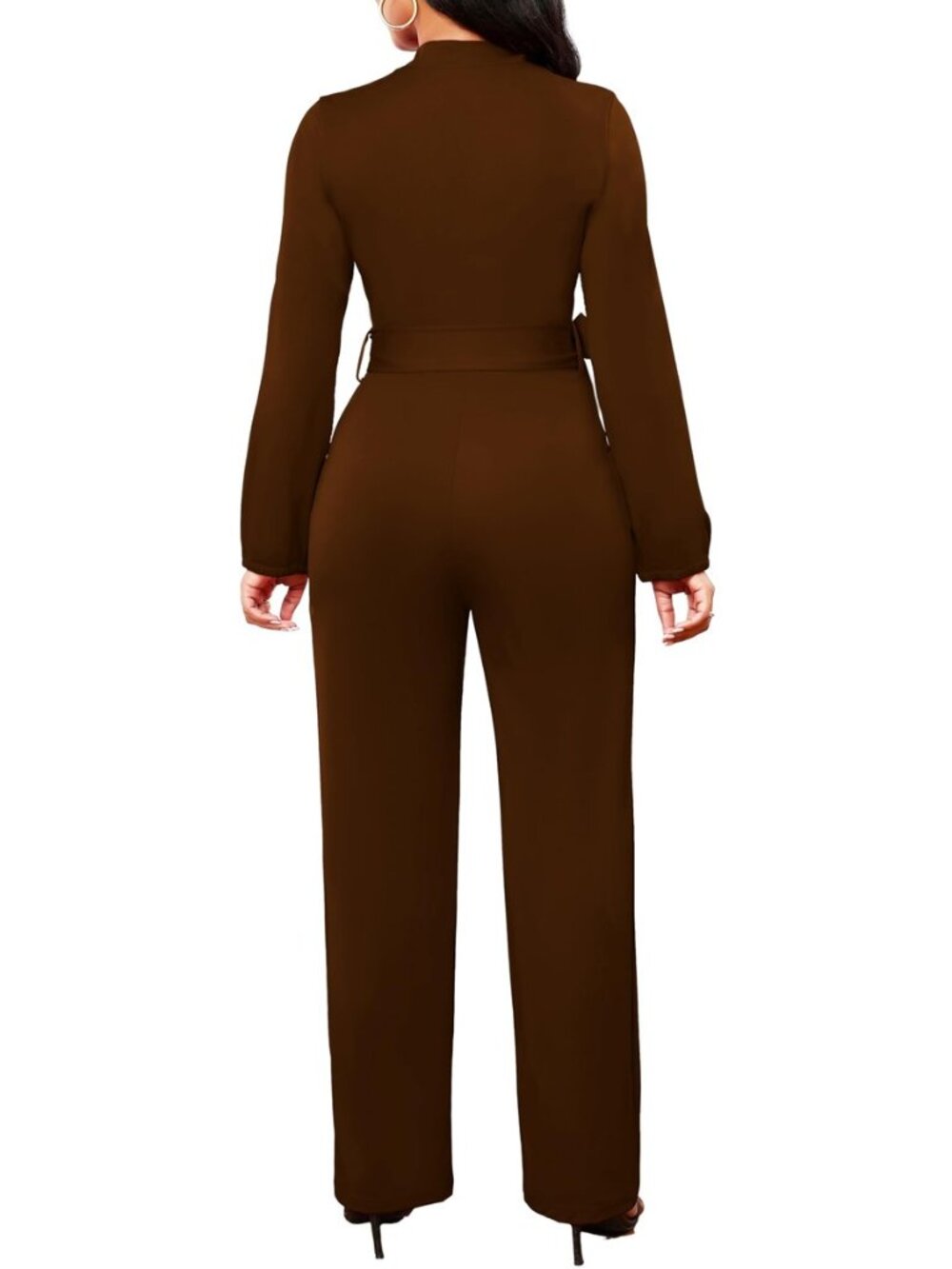 Formal Jumpsuits for Women Dressy Long Straight Pants with Pockets